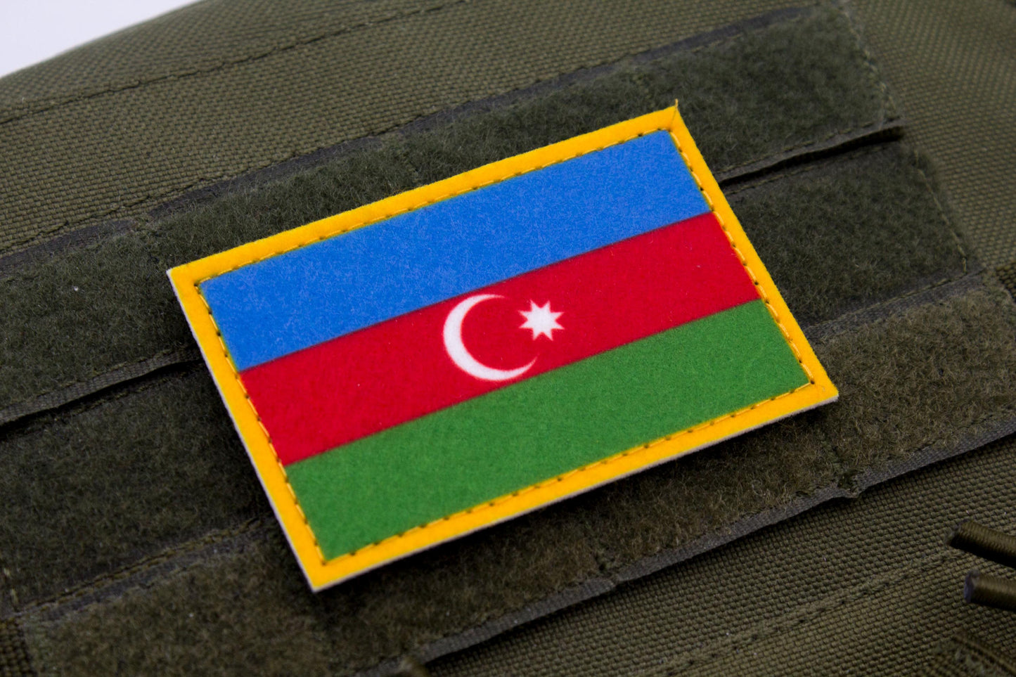 Azerbaijan flag hook and loop patch Azərbaycan bayrağı