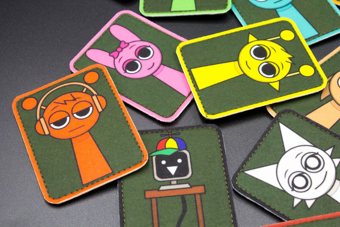 Sprunki hook and loop patches