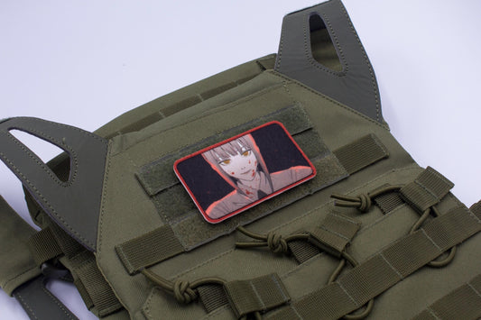 Makima Chainsaw Man anime hook and loop patch