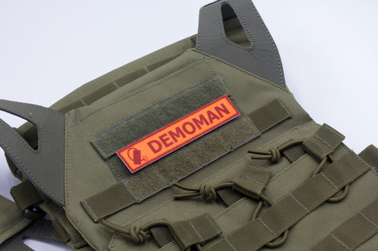 Demoman TF2 RED team team stripe hook and loop morale patch