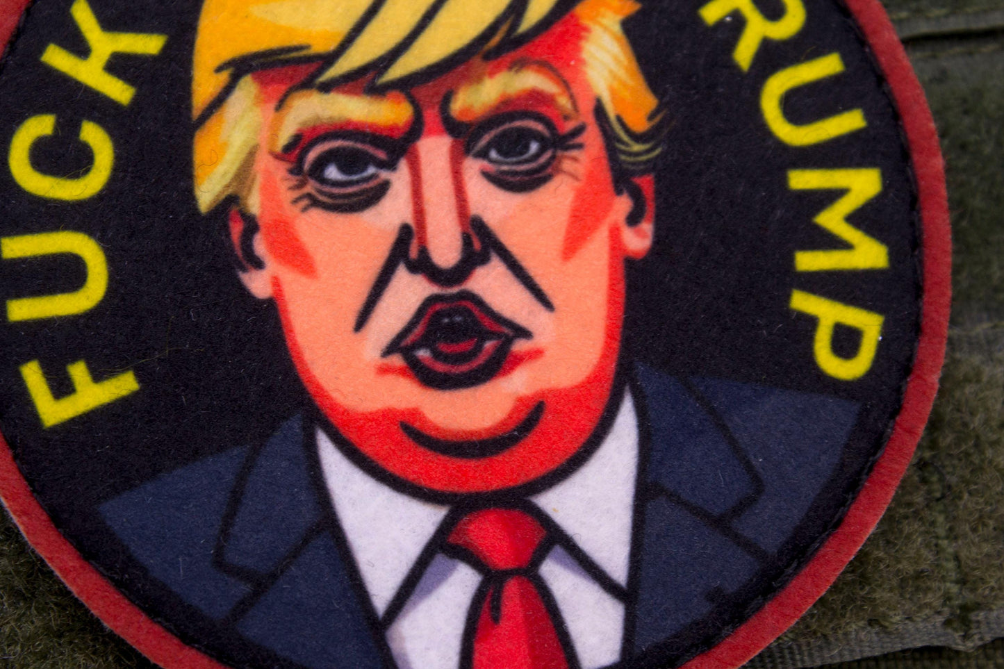 Fuck Trump hook and loop morale patch