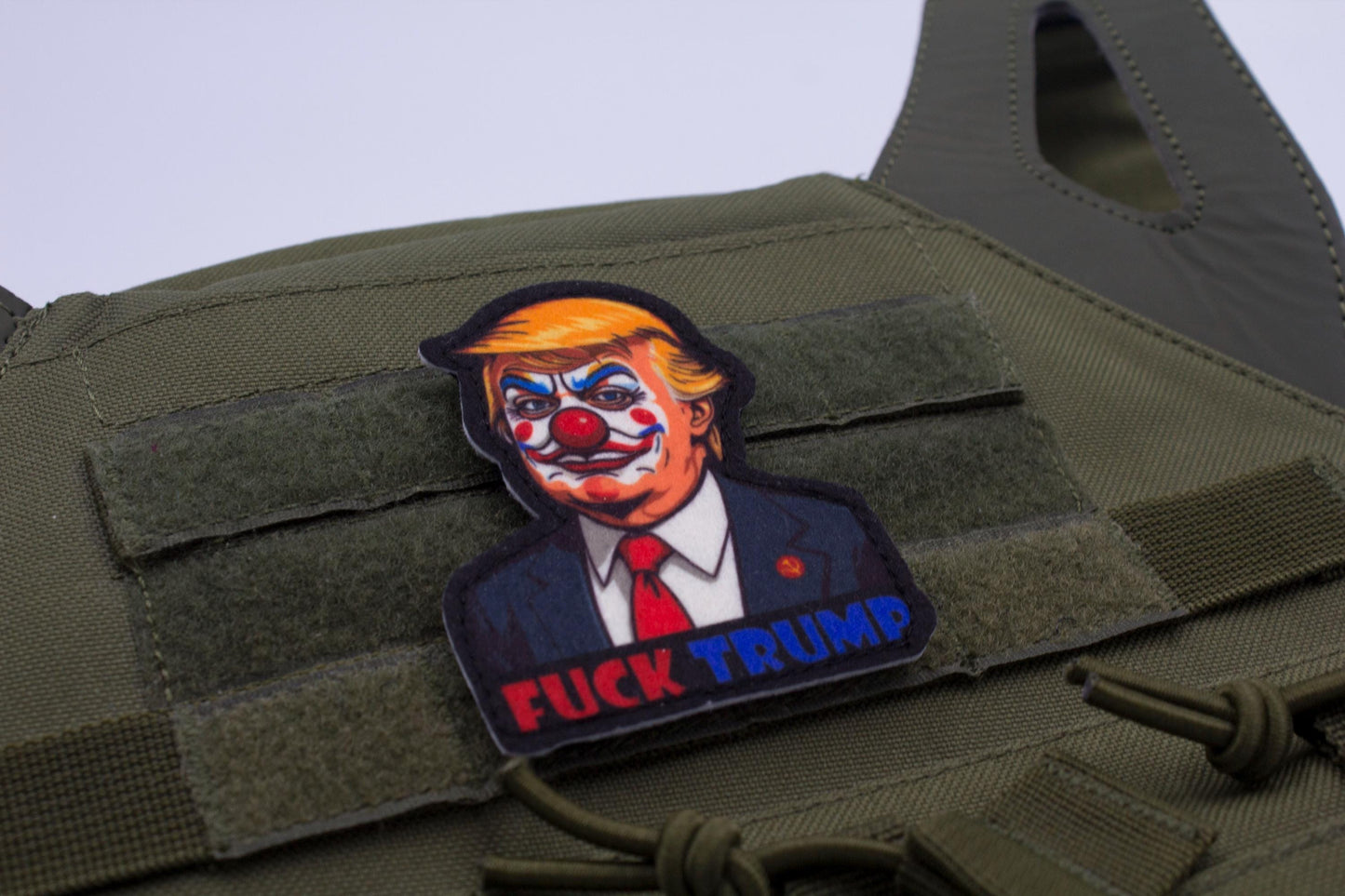 Fuck Trump Clown hook and loop morale patch