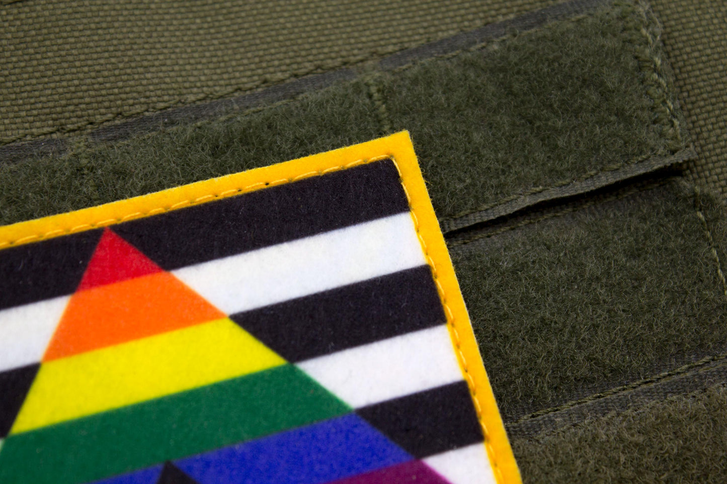 Ally flag hook and loop patch
