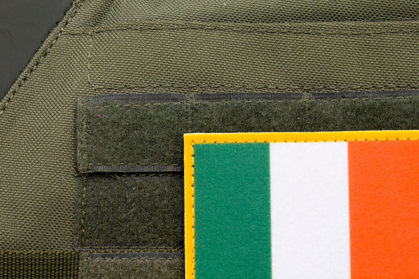 Ireland flag hook and loop patch