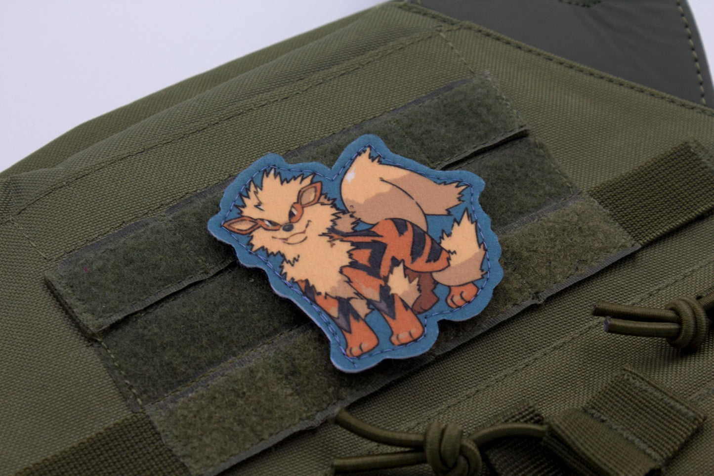 Arcanine Pokemon hook and loop anime patch