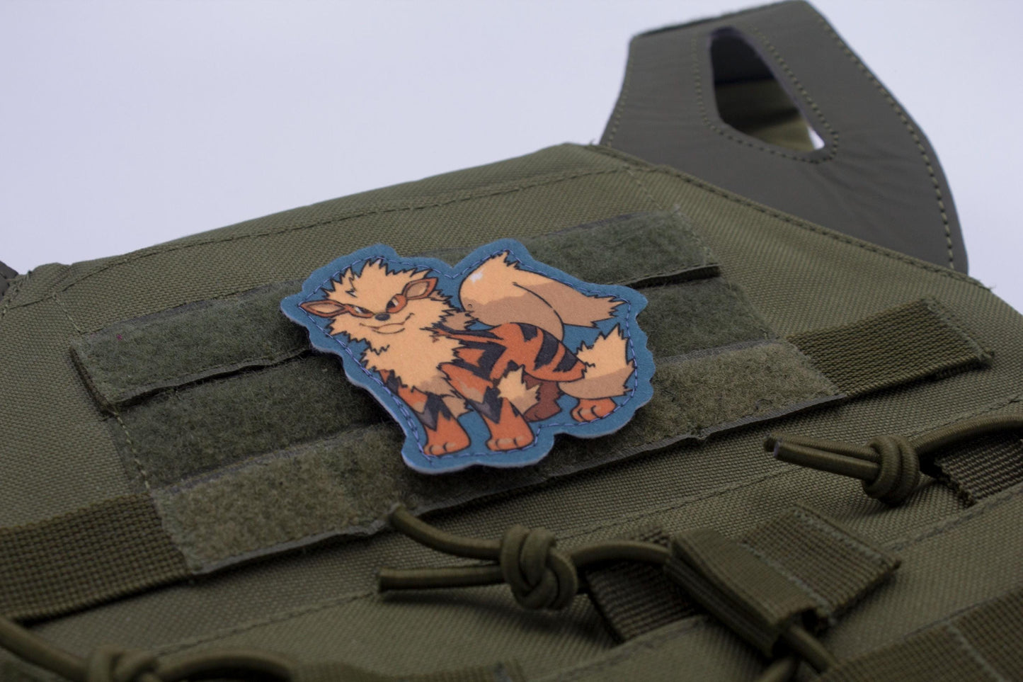 Arcanine Pokemon hook and loop anime patch