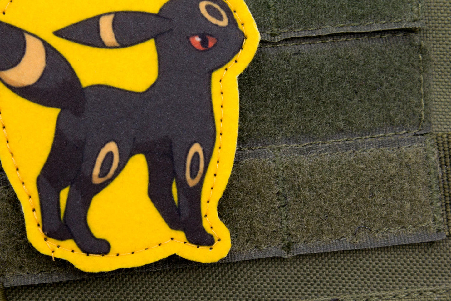 Umbreon Pokemon hook and loop anime patch