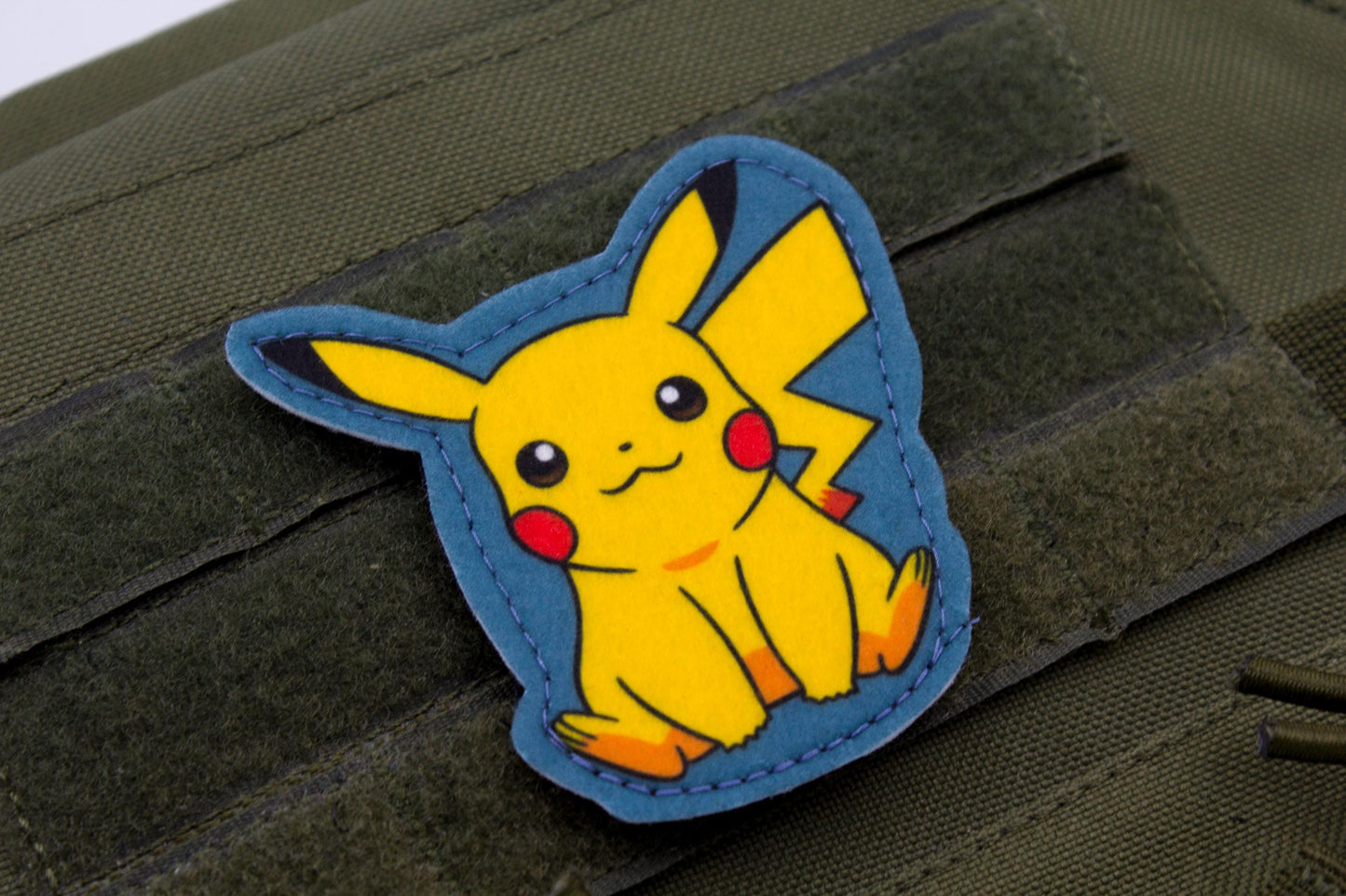 Pikachu Pokemon hook and loop anime patch