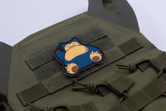 Snorlax Pokemon hook and loop anime patch