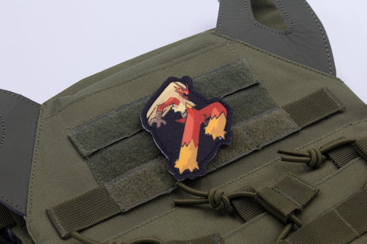 Blaziken Pokemon hook and loop anime patch