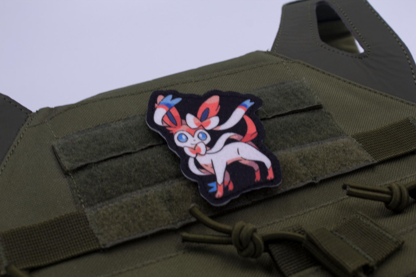 Sylveon Pokemon hook and loop anime patch