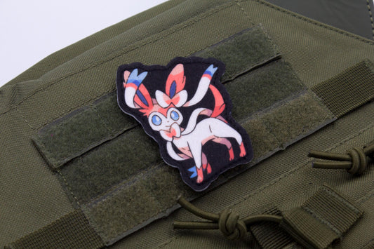 Sylveon Pokemon hook and loop anime patch