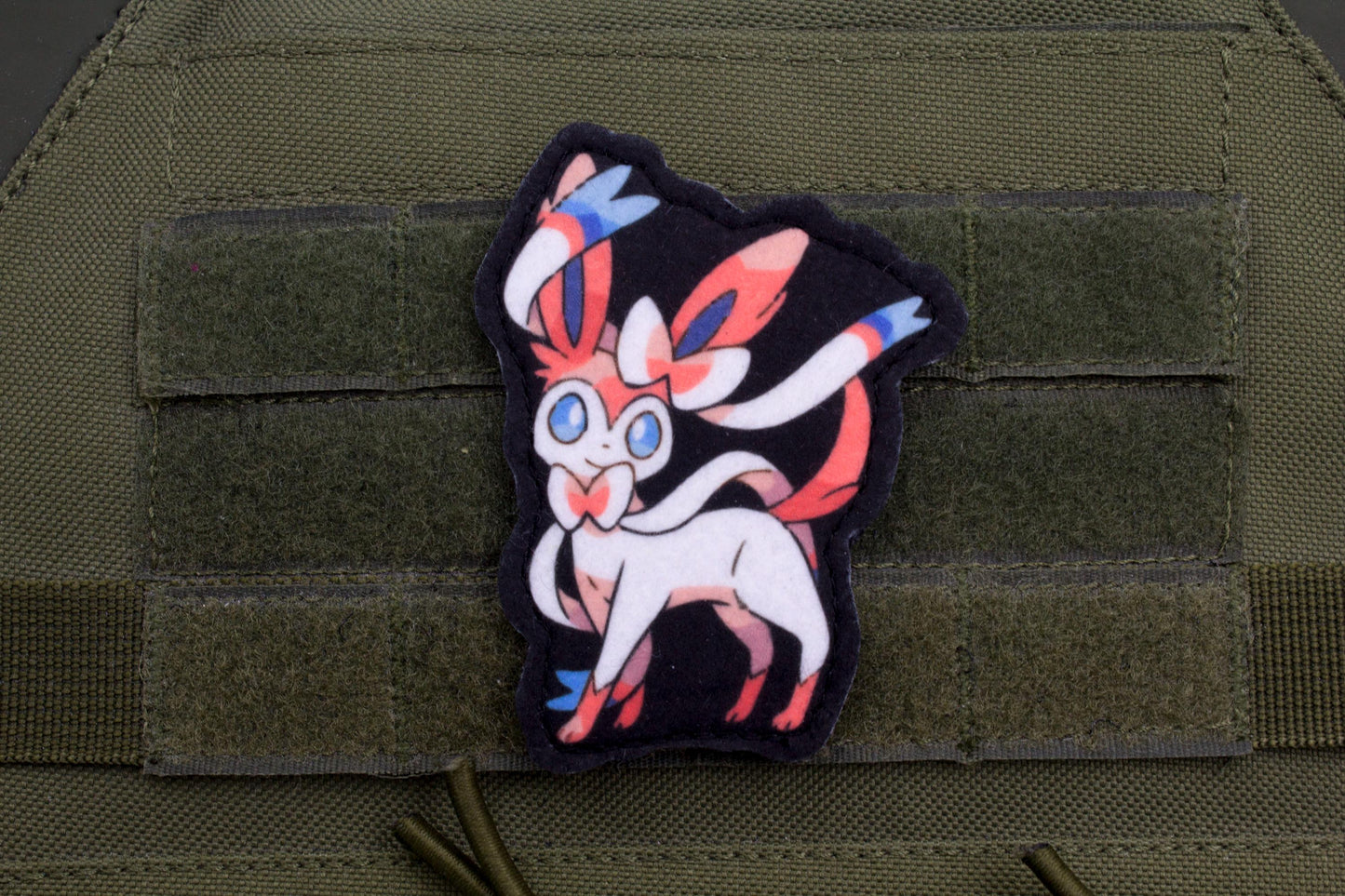 Sylveon Pokemon hook and loop anime patch