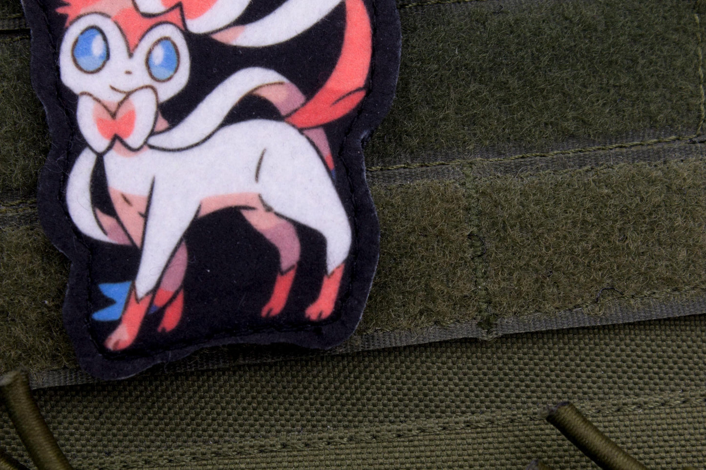 Sylveon Pokemon hook and loop anime patch