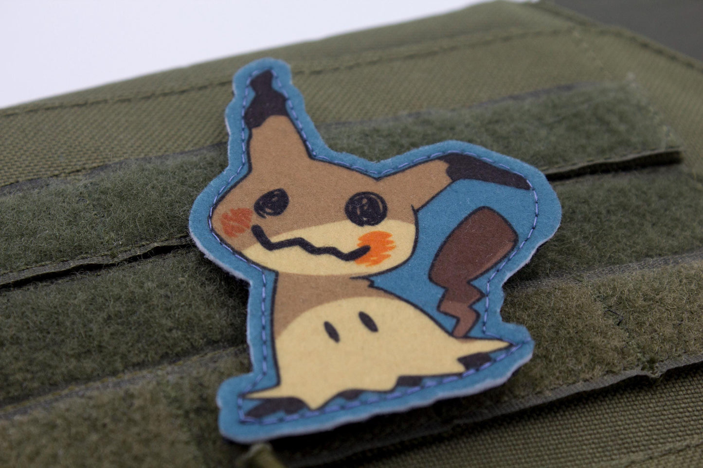 Mimikyu Pokemon hook and loop anime patch