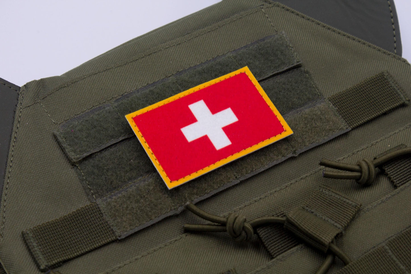 Switzerland Flag hook and loop patch Schweiz Flagge