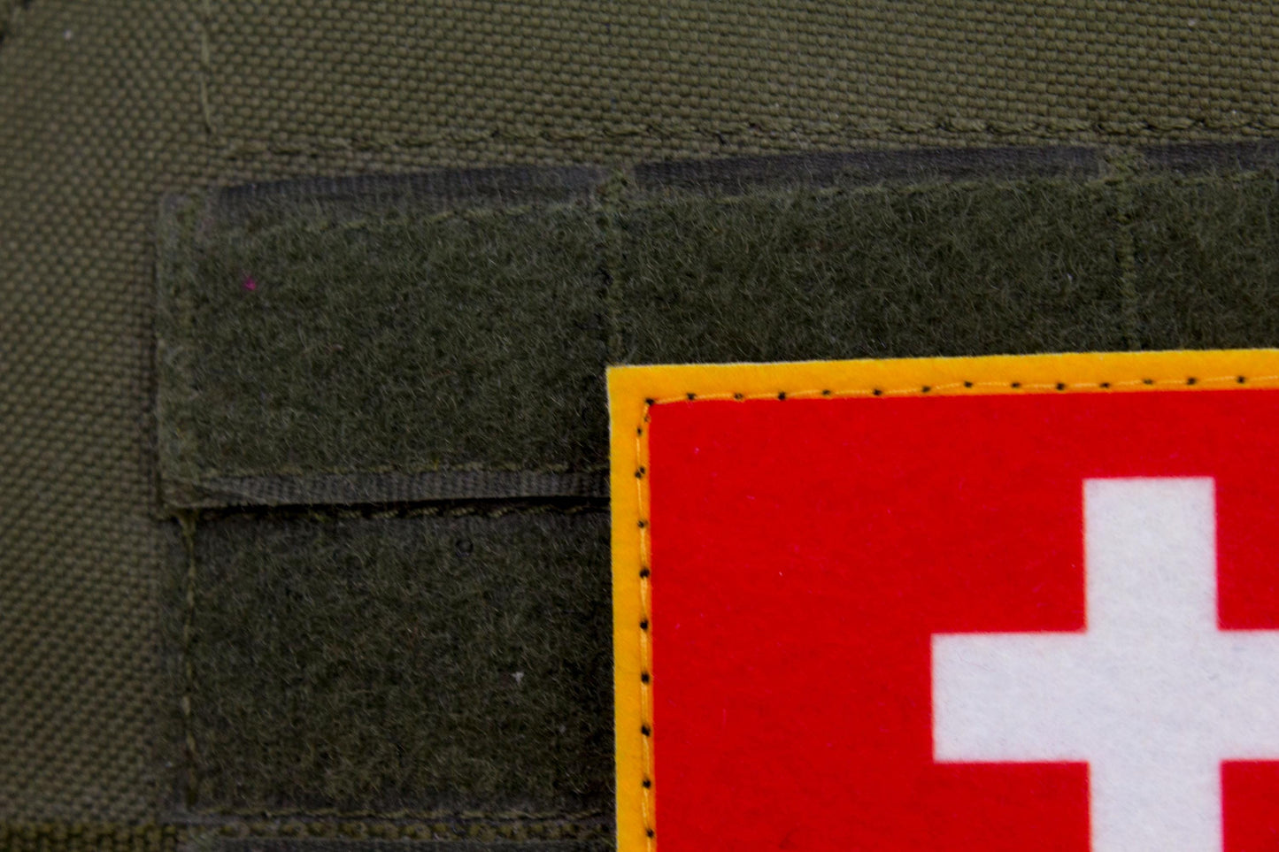 Switzerland Flag hook and loop patch Schweiz Flagge