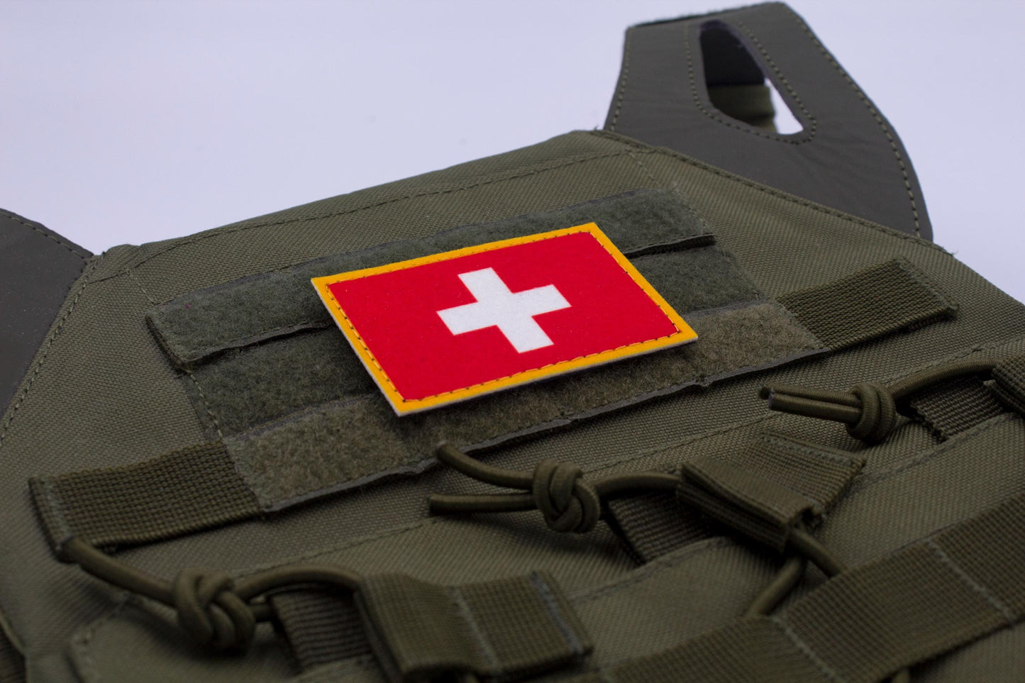 Switzerland Flag hook and loop patch Schweiz Flagge