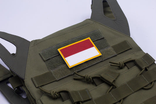 Monaco flag hook and loop patch