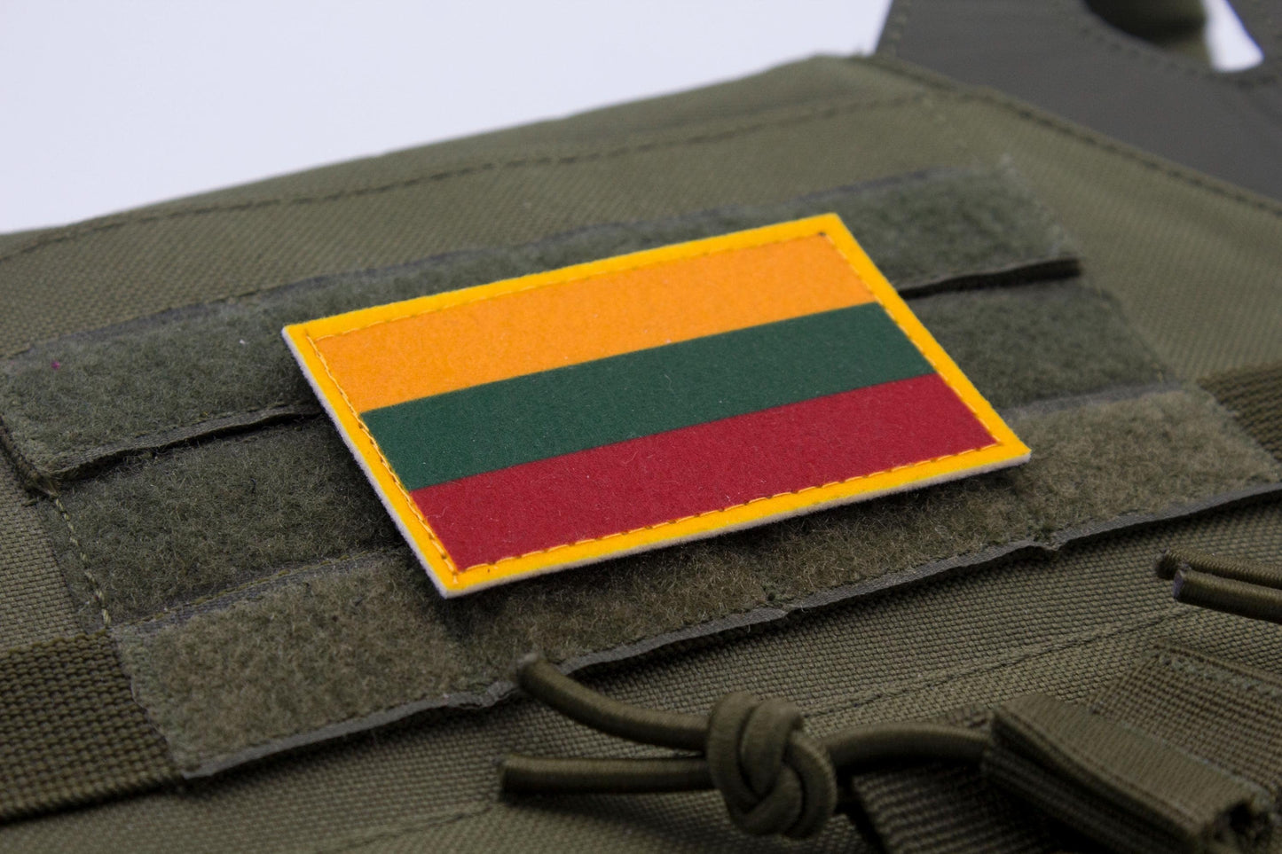 Lithuania flag hook and loop patch Lietuvos vėliava