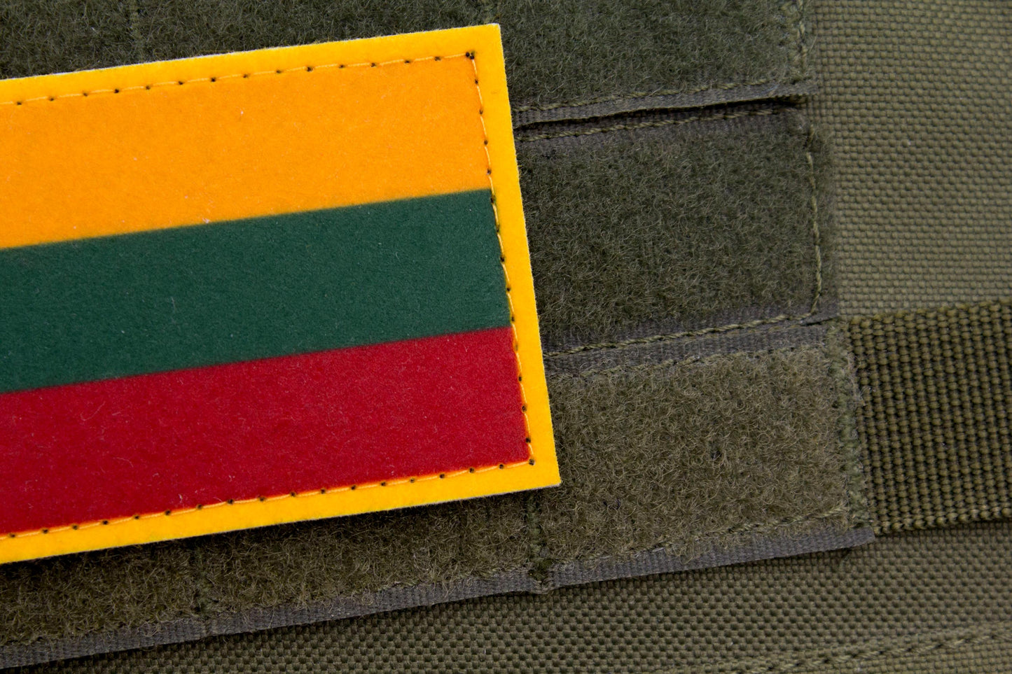 Lithuania flag hook and loop patch Lietuvos vėliava
