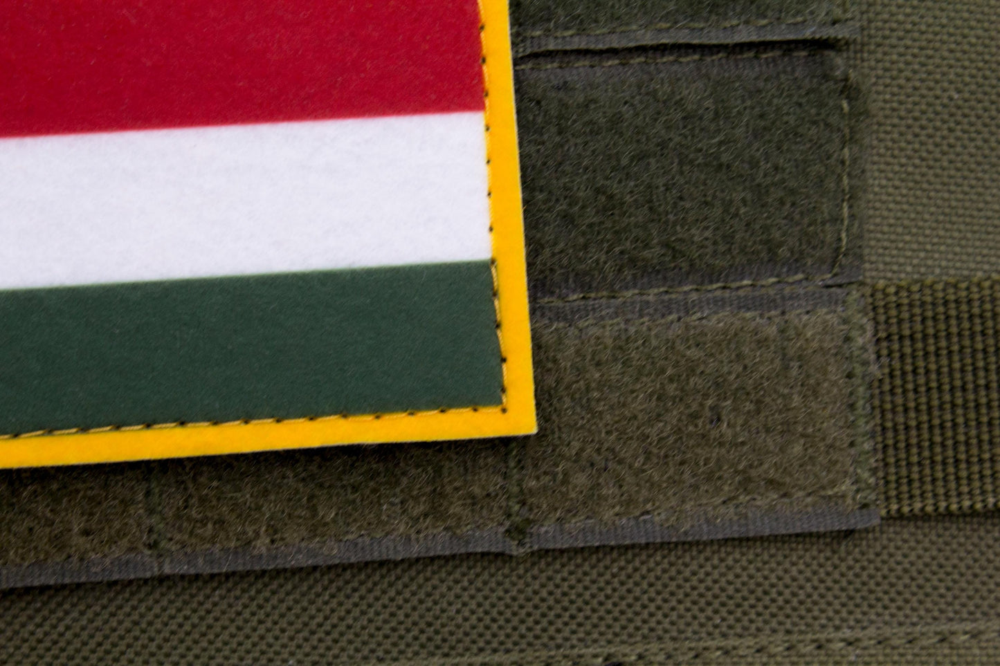 Hungary flag hook and loop patch Magyarország zászlaja