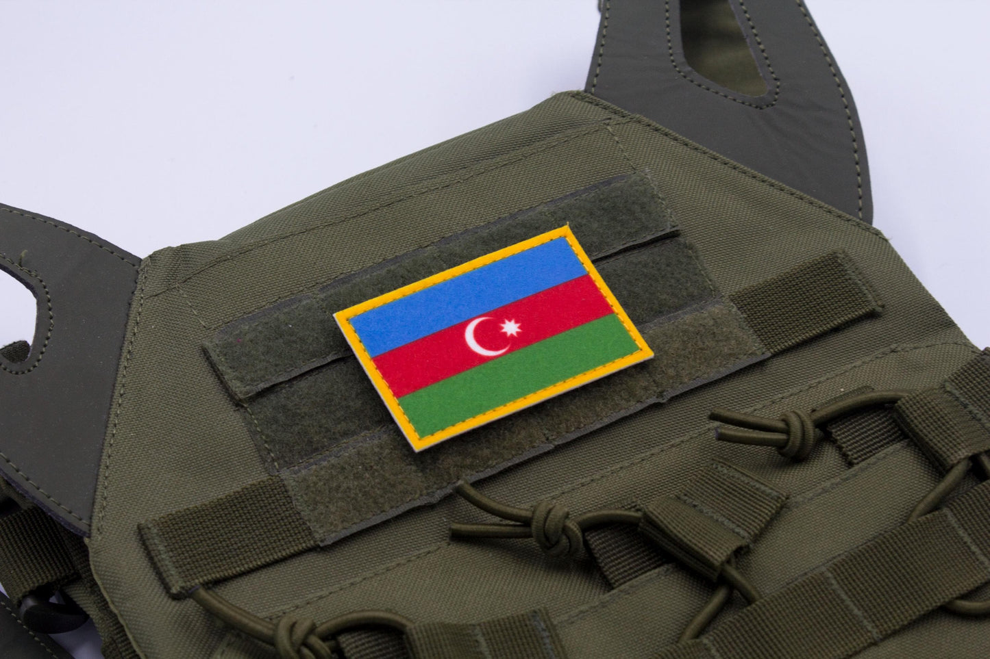 Azerbaijan flag hook and loop patch Azərbaycan bayrağı