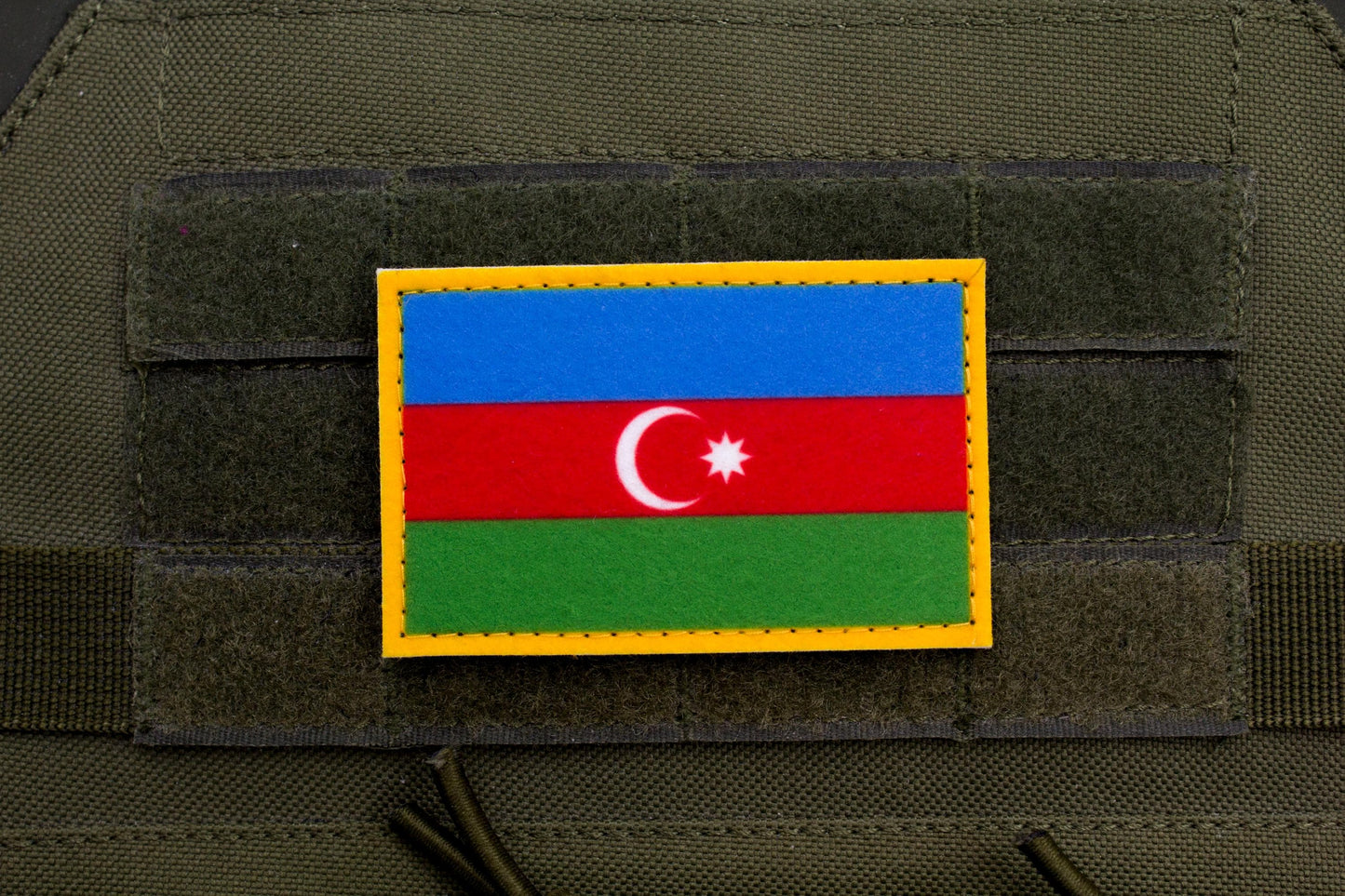 Azerbaijan flag hook and loop patch Azərbaycan bayrağı