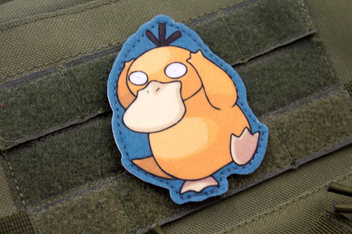 Psyduck Pokemon hook and loop anime patch