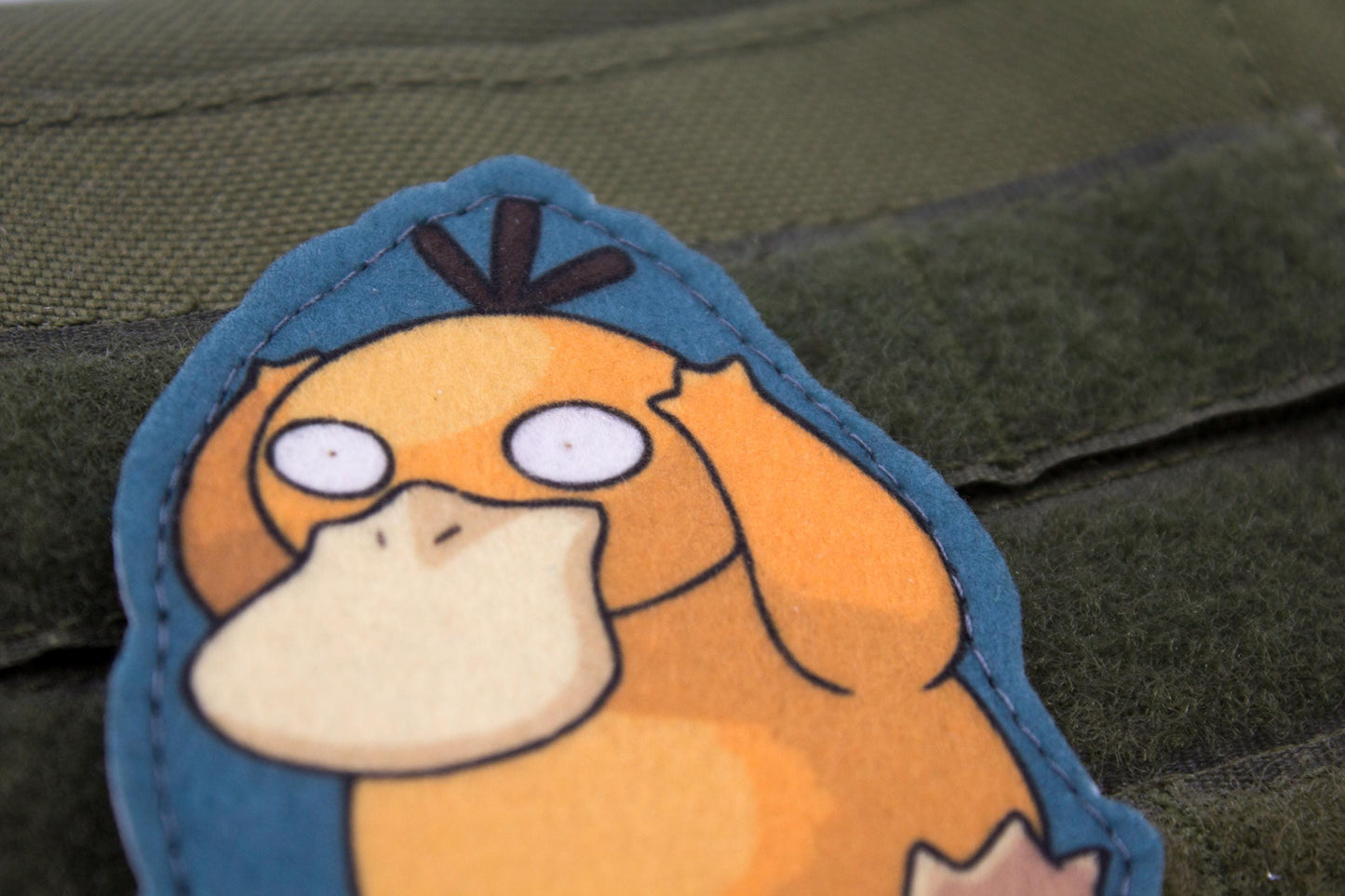 Psyduck Pokemon hook and loop anime patch