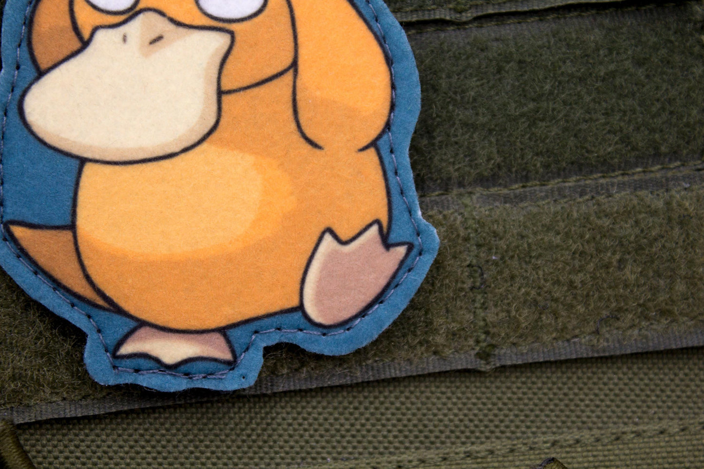 Psyduck Pokemon hook and loop anime patch