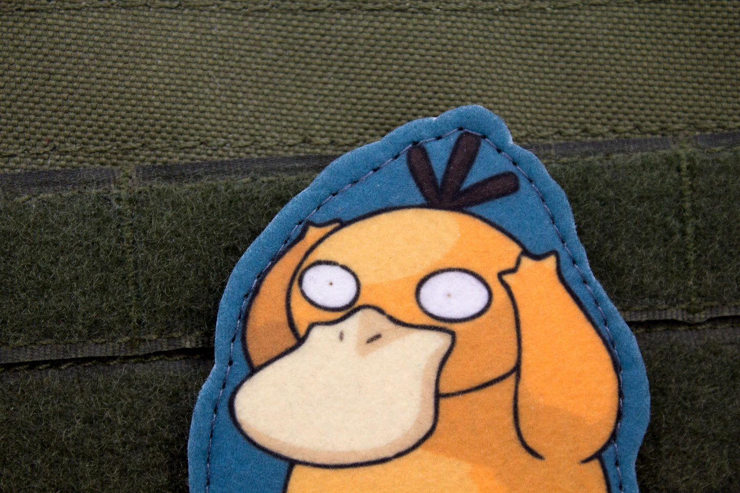Psyduck Pokemon hook and loop anime patch