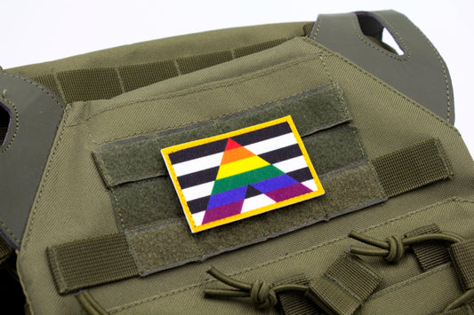 Ally flag hook and loop patch