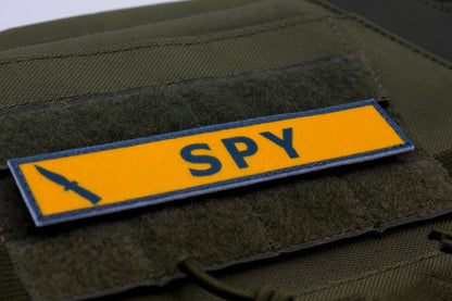 Spy TF2 BLUE team stripe hook and loop morale patch