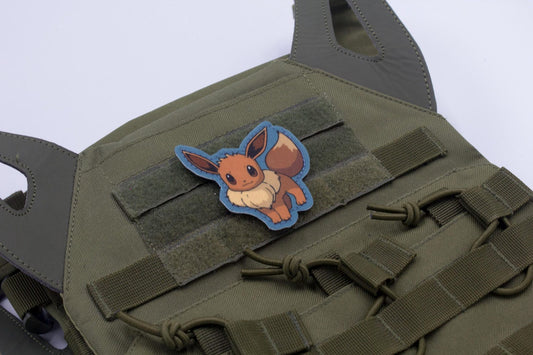 Eevee Pokemon hook and loop anime patch