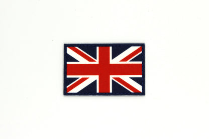 Union jack british flag patriotic hook and loop patch