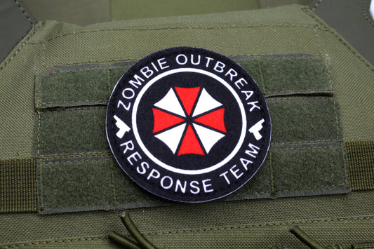 Umbrella corporation Resident evil hook and loop morale patch
