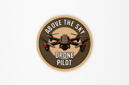 Above the sky Drone pilot camouflage hook and loop patch