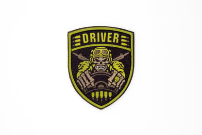 Driver military hook and loop patch