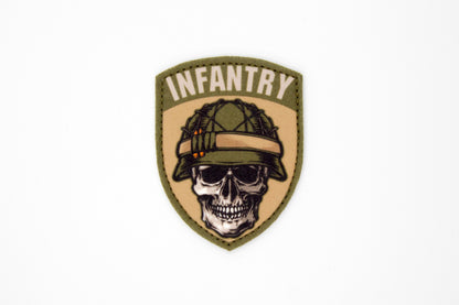 Infantry ww2 military hook and loop patch