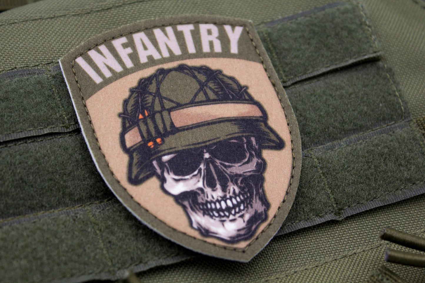 Infantry ww2 military hook and loop patch