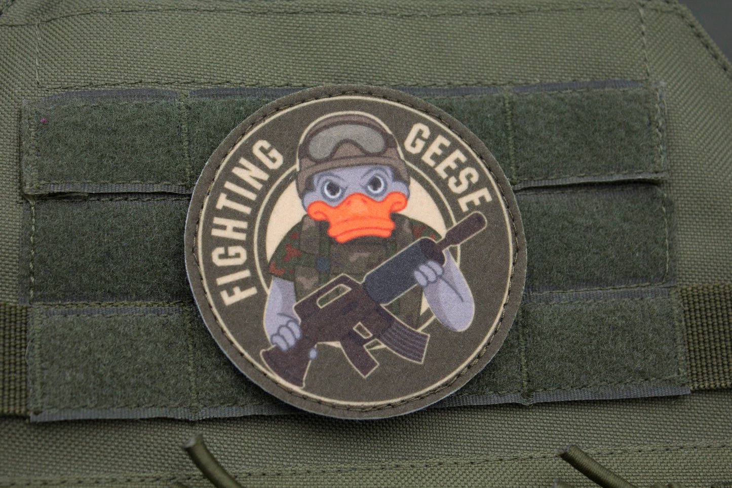 Goose funny hook and loop morale patch