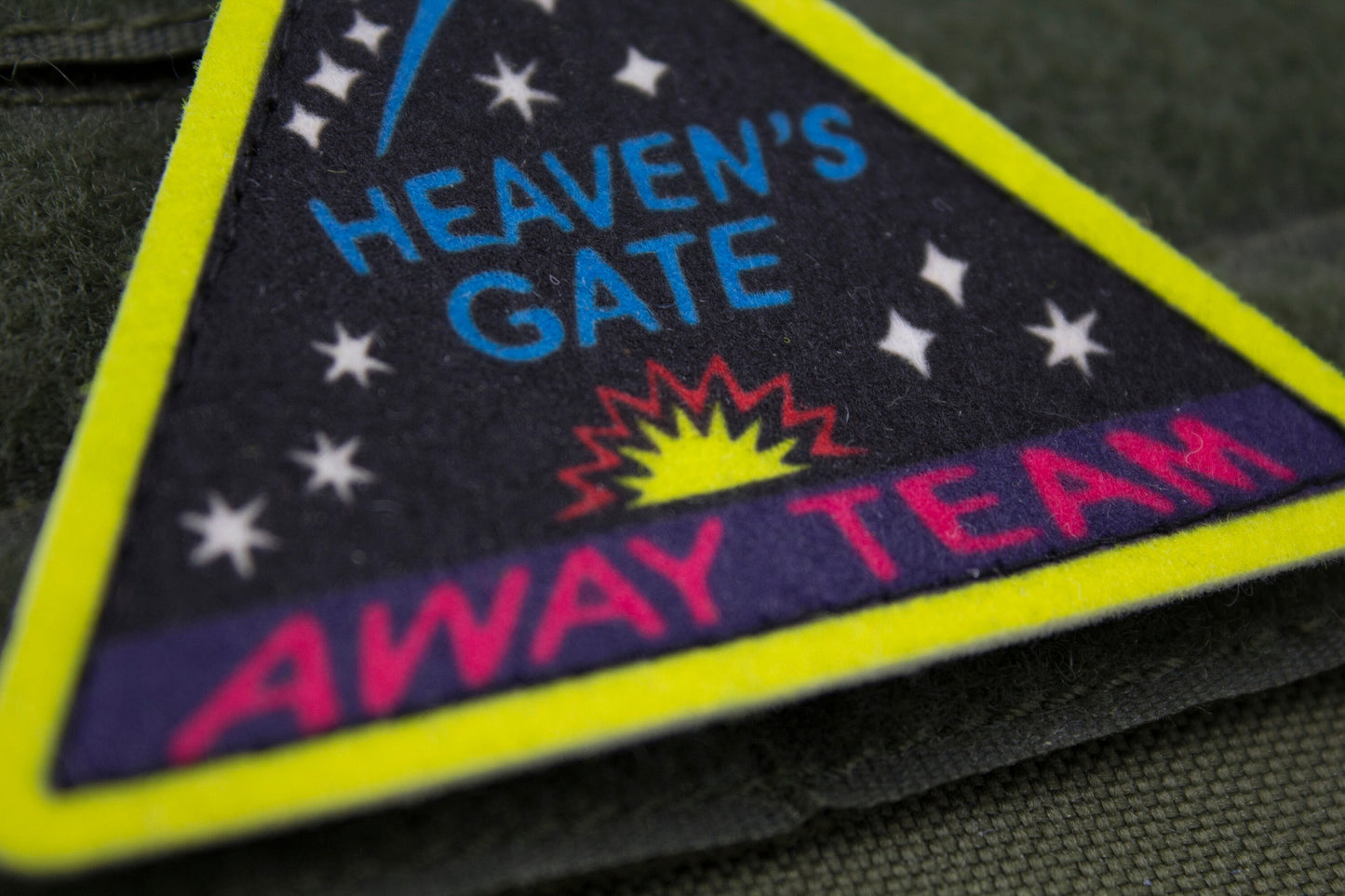 Heavens Gate Away Team hook and loop patch