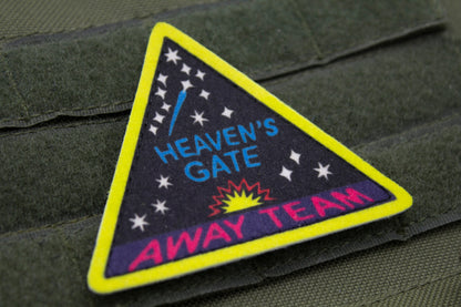 Heavens Gate Away Team hook and loop patch