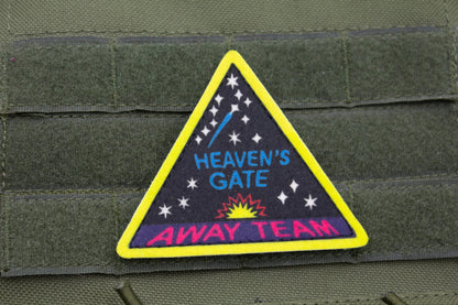 Heavens Gate Away Team hook and loop patch