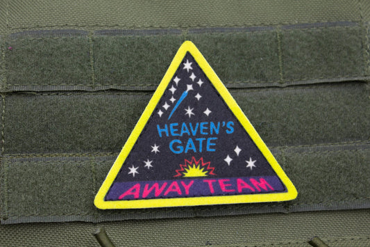 Heavens Gate Away Team hook and loop patch