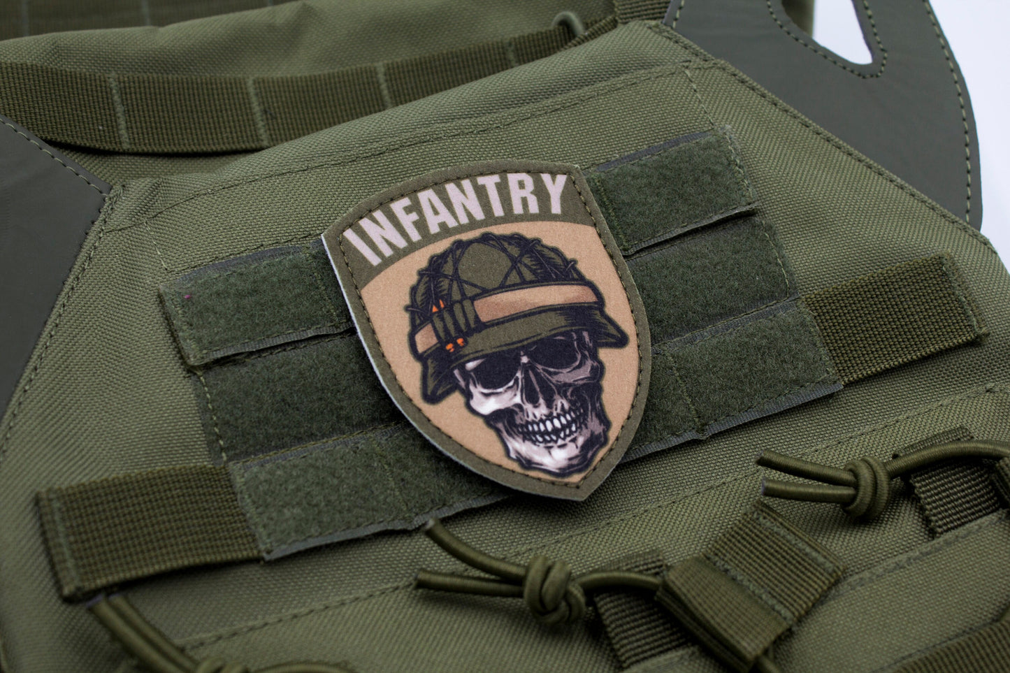 Infantry ww2 military hook and loop patch