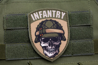 Infantry ww2 military hook and loop patch