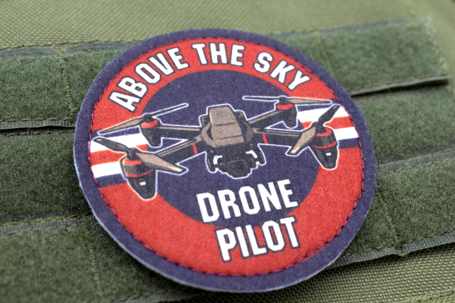 United States Air Force Above the sky Drone pilot hook and loop patch