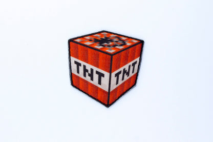 TNT video game morale hook and loop patch